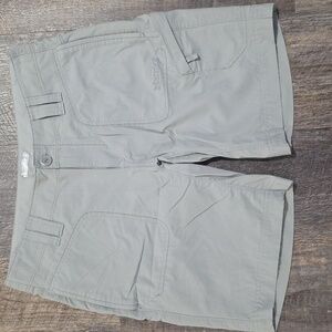 Marmot Hiking Shorts Women's Size 6 Khaki Grey Utility